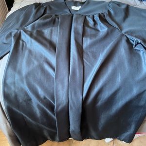 Black Jostens graduation gown